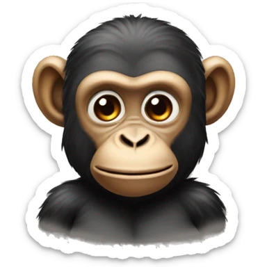 Balloon monkey gorilla  sticker