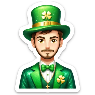 Sparkling Leprechaun sticker