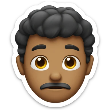 Someone who is moody sticker