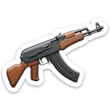  ak47 gun sticker