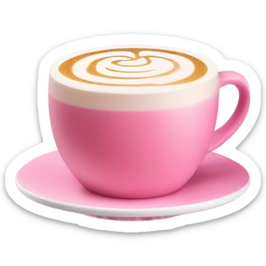 Pink Latte  sticker