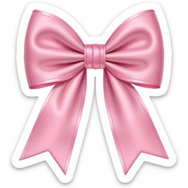 Moño rosa coquettee sticker