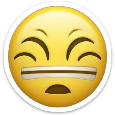 smiley jaune triste qui a des larmes  sticker