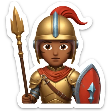 the Roman god Mars sticker