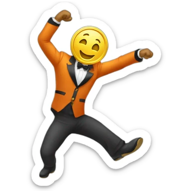 moneda bailando sticker