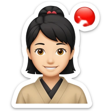 Japon bir insan sticker