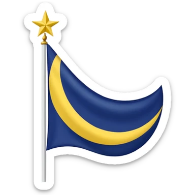 Fenerbahçe bayrağı sticker
