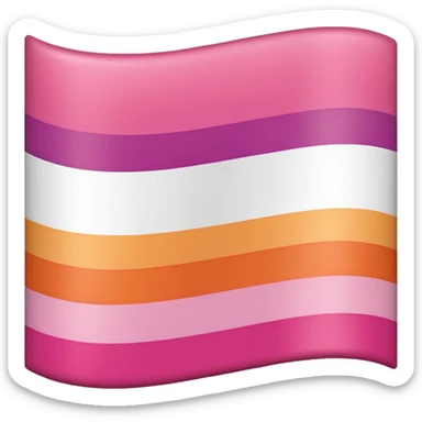 LESBIAN FLAG sticker