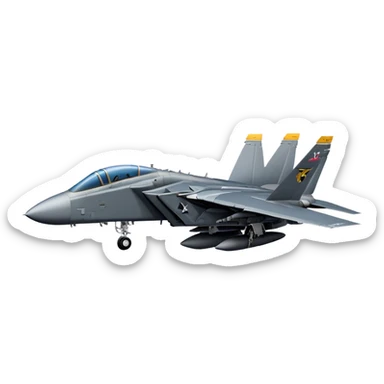F-14 Tomcat - Grumman (Model Year: 2020) (stealth grey) sticker