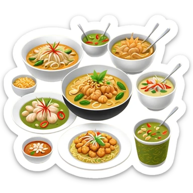 thai street food sticker