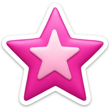 Pink Star sticker