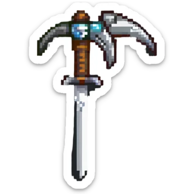 World of Warcraft warglaives, iconic curved demon hunter weapons sticker