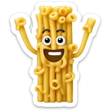 Macaroni man sticker