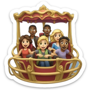 Disneyland ride sticker