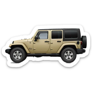 JEEP wrangler jk gobi hardtop sticker