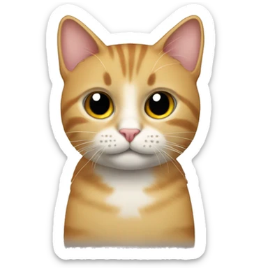 Un gato con un pasamontañas  sticker