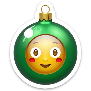 christmas ornament "Oh Well" sticker