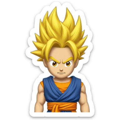 SUPERsaiyajin sticker