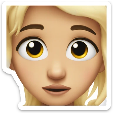 Cry baby eyes sticker