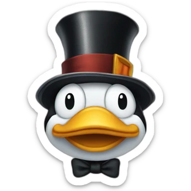 Scrooge McDuck halloween sticker