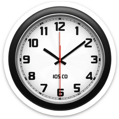 quiero un reloj  de pared 2pm  de la tarde porfvarto  sticker