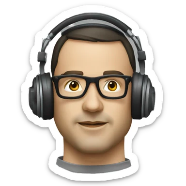 DJ beat maker frutiger aero sticker