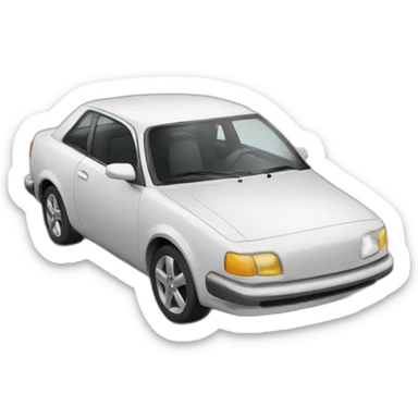 Car on dragon sticker