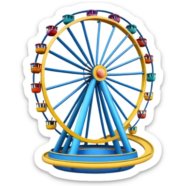 Amusement Park Ride sticker