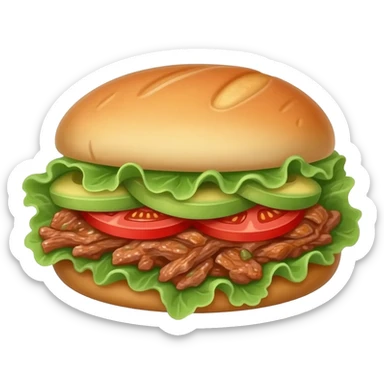 Mexican torta sticker