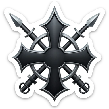 A German empire military symbol sticker