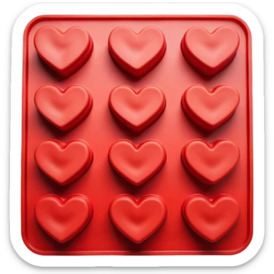 Silicone cake mold sticker