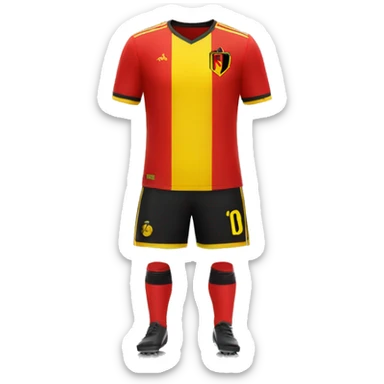 Belgium football jersey sticker