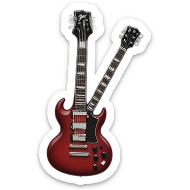 Acdc-angus-young-gibson-sg sticker