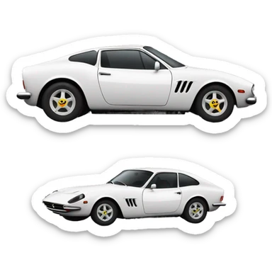 Un coche dela fomula 1 ferrari sticker