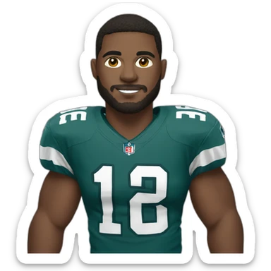 NFL player sticker