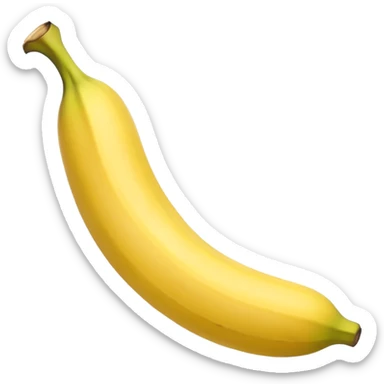 pealed banana sticker