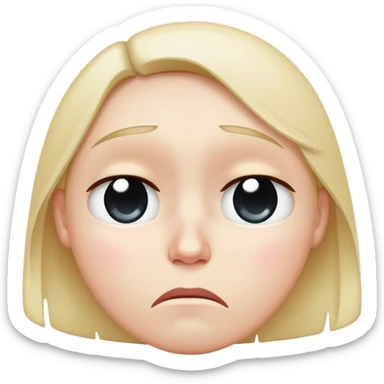 Smh sad face sticker