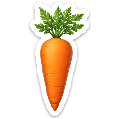 carrot yellow color  sticker
