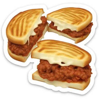 panini Bolognese with cheese  sticker