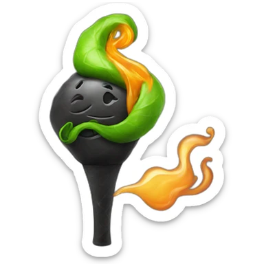 charcoal for hookah sticker