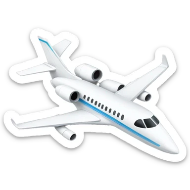 girl on a jet sticker