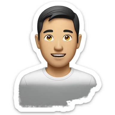 asian vietnamese men Portfolio picture sticker