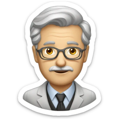 russian professor sticker