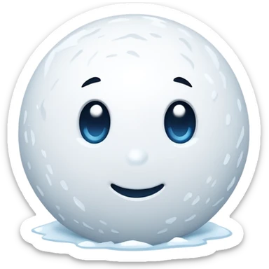 Snowball sticker