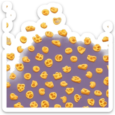 mac and cheese pizza sticker