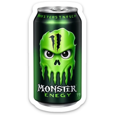 Monster energy drink sticker