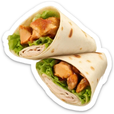 chicken wrap sticker
