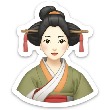 lesbian-scholar-in-the-heian-era sticker