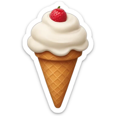 sometimes ice-cream sticker