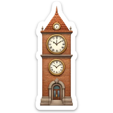 Clock Tower sticker